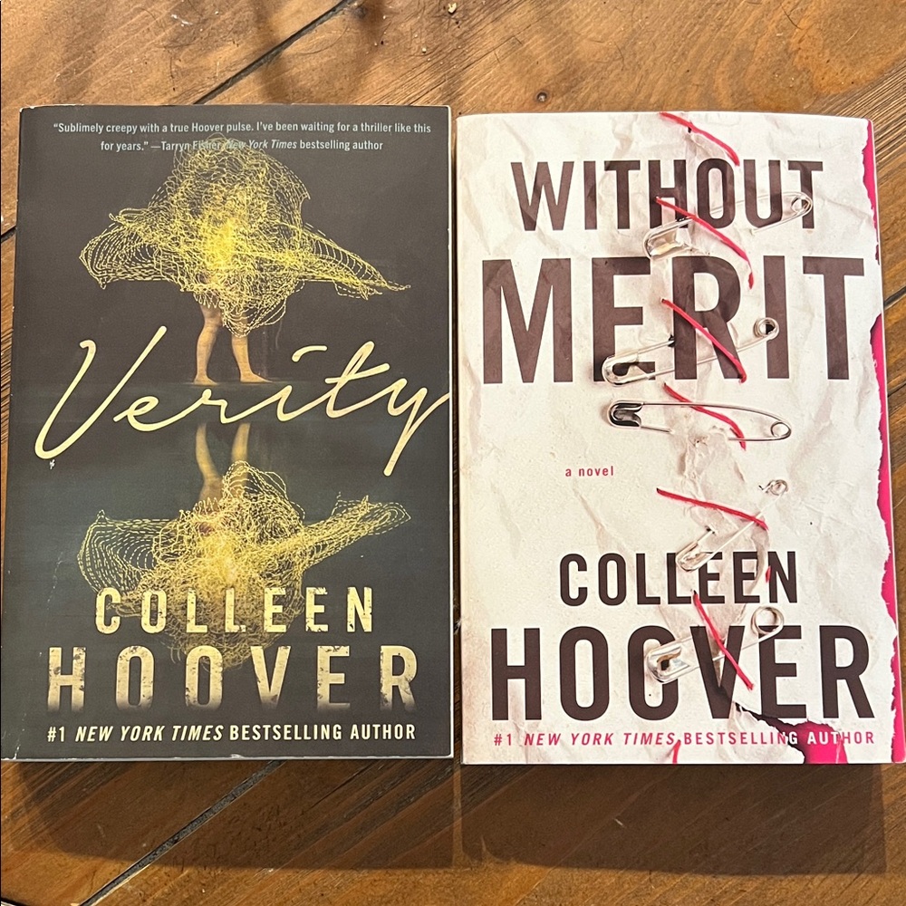 Colleen Hoover Book Set - Verity and Without Merit